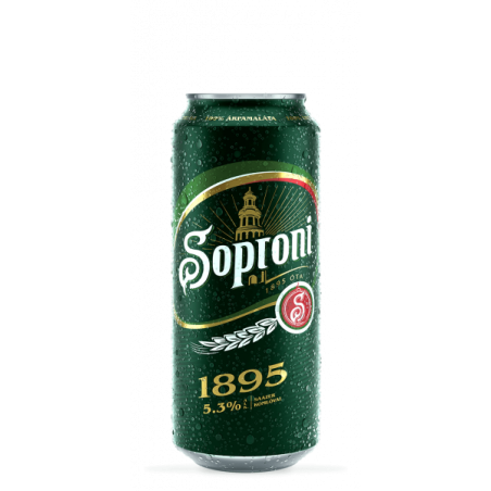 Soproni 0,5l dobozos sör 1895, DRS