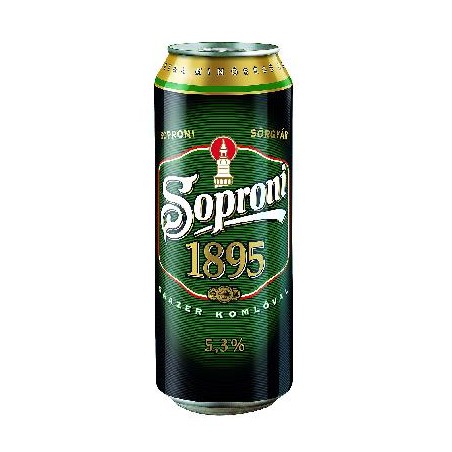 Soproni 0,5l dobozos sör 1895, DRS