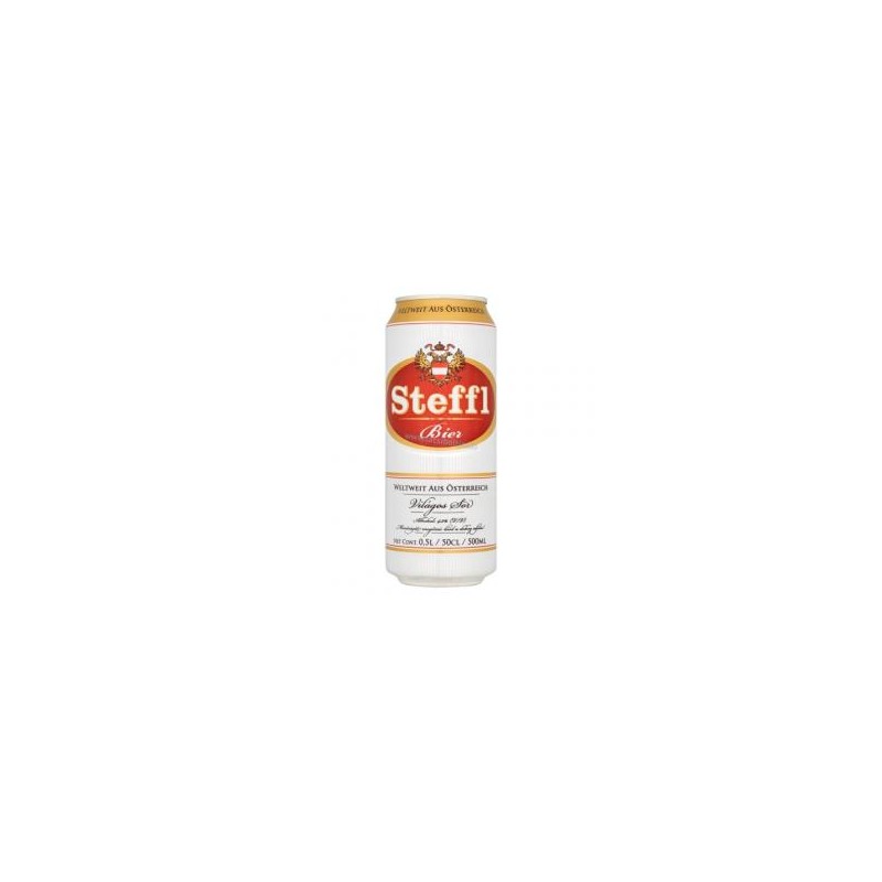 Steffl 0,5l dobozos sör 4,1%, DRS