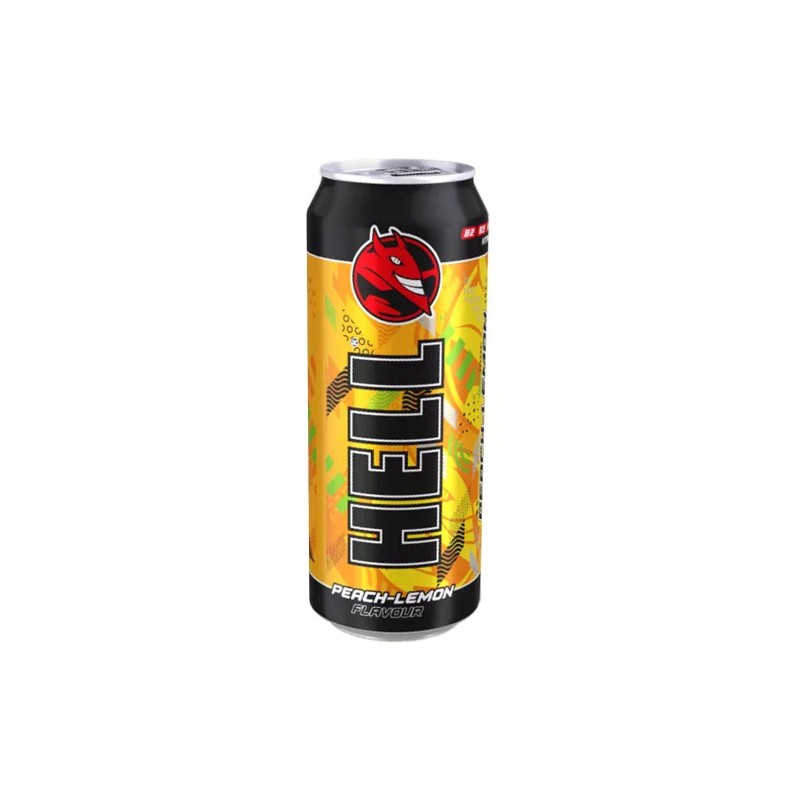 Hell energiaital peach-lemon 0,5l DRS