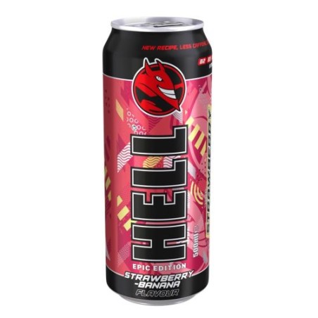 Hell energiaital strawb-banana 0,5l DRS