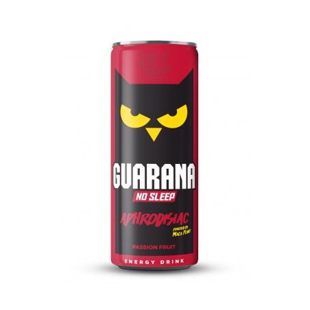 Guarana No Sleep Aphrodisiac passiógyümölcs ízű, szénsavas, alkoholmentes energiaital 250 ml, DRS