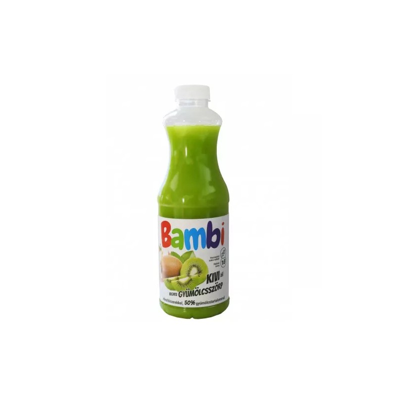 Bambi light kivi szörp 50% 1l DRS