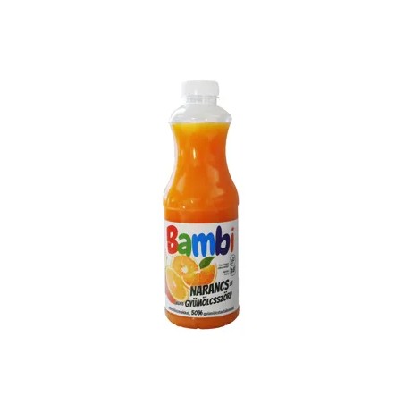 Bambi light narancs szörp 50% 1l DRS