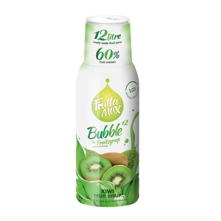 FruttaMax Bubble12 Kivi ízű gyümölcsszörp 500ml, DRS