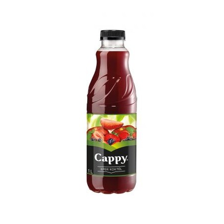 Cappy eper pet üdítő 1l, drs