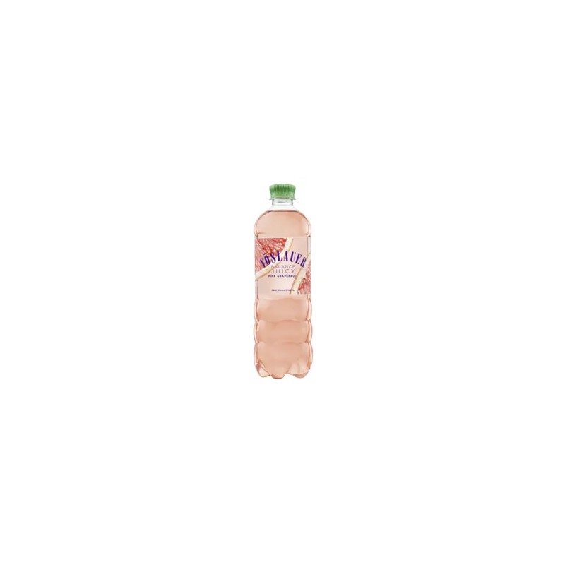 Vöslauer Balance Juicy pink grapefruitízű természetes ásványvíz alapú szénsavas üdítőital 0,75 l DRS