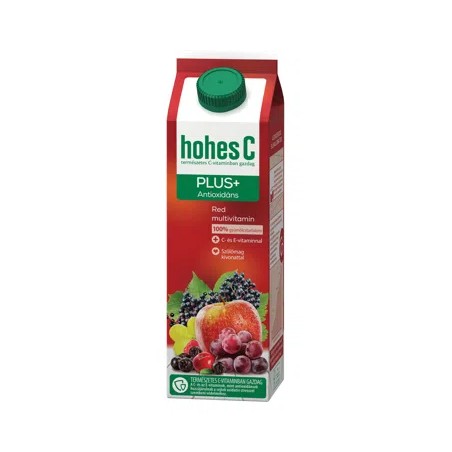 Hohes C Plus+ Antioxidáns Red Multivitamin 100% vegyes gyümölcsital 1 l