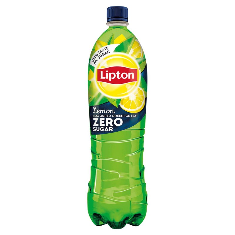 Lipton Ice Tea Zero energiamentes, citromízű szénsavmentes üdítőital zöldtea-kivonattal 1,5l, DRS