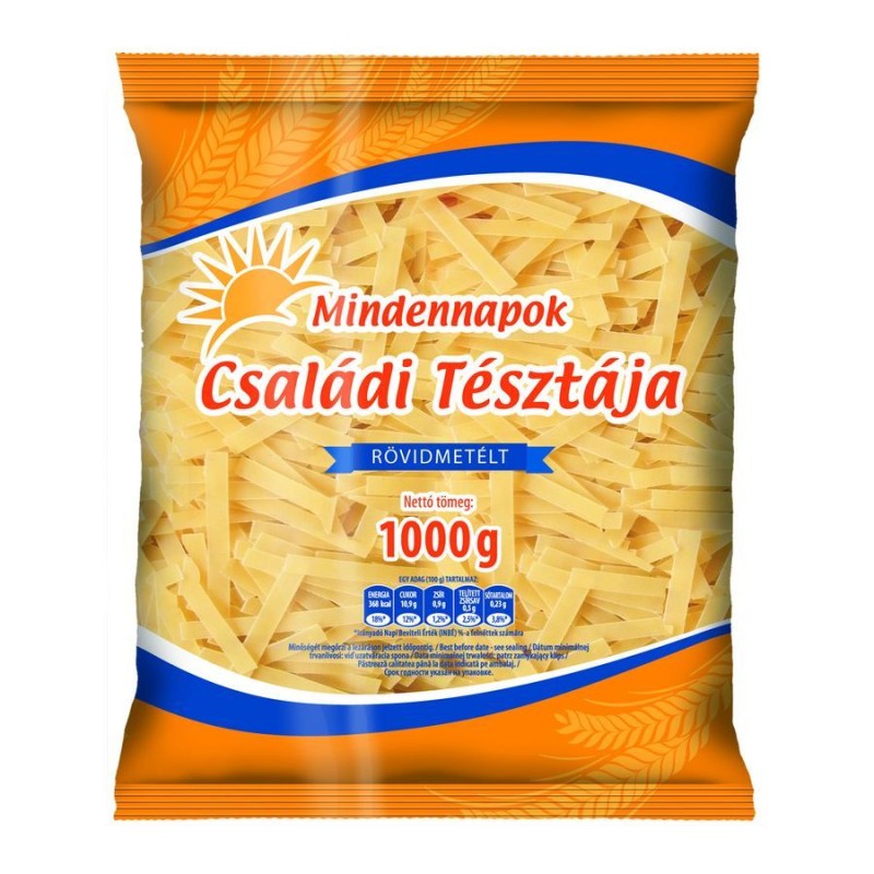 Izsáki Mindennapok tésztája Rövidmetélt - 1000g