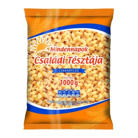 Izsáki Mindennapok Családi Tésztája Csavartcso - 1000g