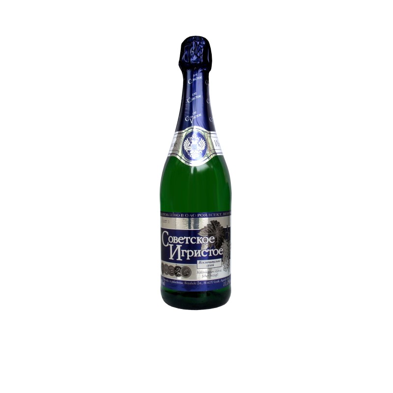 Szovjetszkoje Igrisztoje extra száraz fehér pezsgő 11,0% 750 ml, DRS