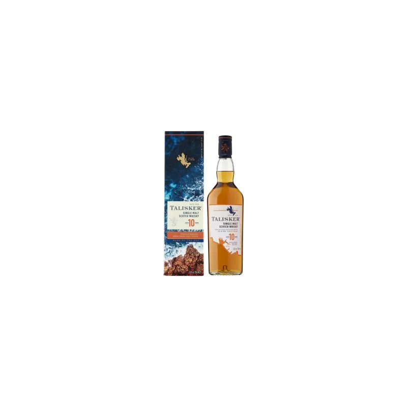 TALISKER 10 ÉVES WHISKY 0,7L 45,8%, PDD, Díszdoboz, DRS