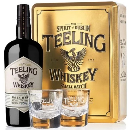 Teeling whiskey small batch 46% 0,7l + 2 pohár, díszdoboz, DRS