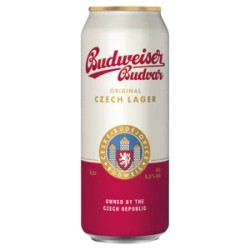 Budweiser dobozos sör 0,5l, DRS