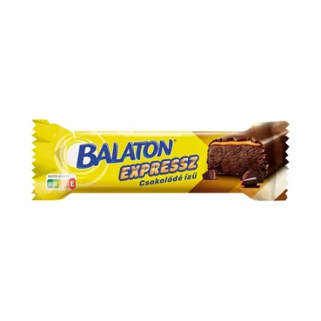 Balaton Expressz étcsokoládéval mártott csokoládé ízű szelet karamellel 35 g