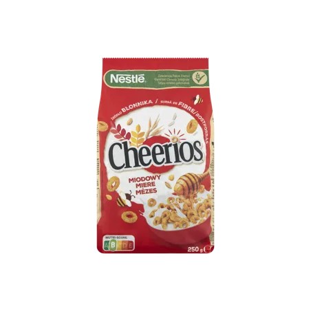 Nestlé Cheerios mézes, ropogós gabonakarika vitaminokkal és ásványi anyagokkal 250 g