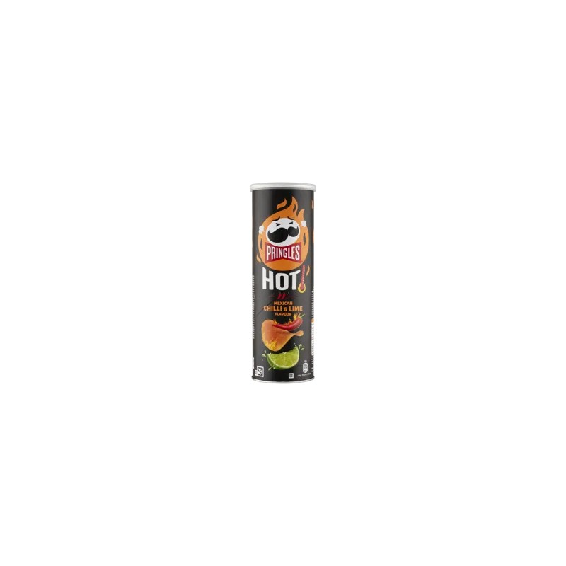 Pringles Hot Mexican chili és lime ízesítésű sós snack 160 g