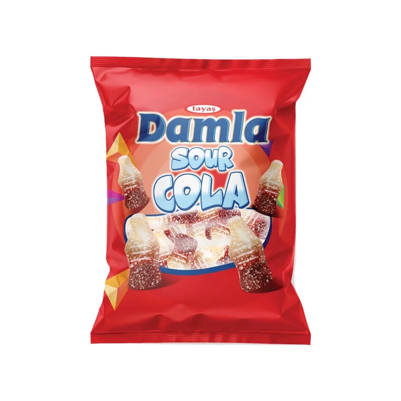 Damla kóla ízu gumicukorka - 80g