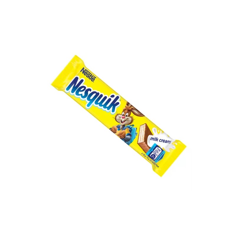 Nesquik tejcsokoládéval mártott tejes krémmel töltött ostya 26 g