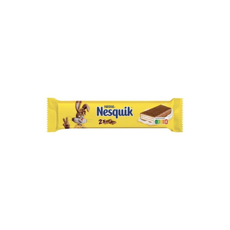 Nesquik tejcsokoládéval mártott tejes krémmel töltött ostya 26 g