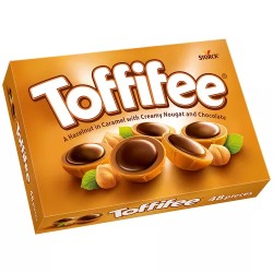 offifee mogyoró karamellben, mogyorós nugátkrémmel és csokoládéval 400 g