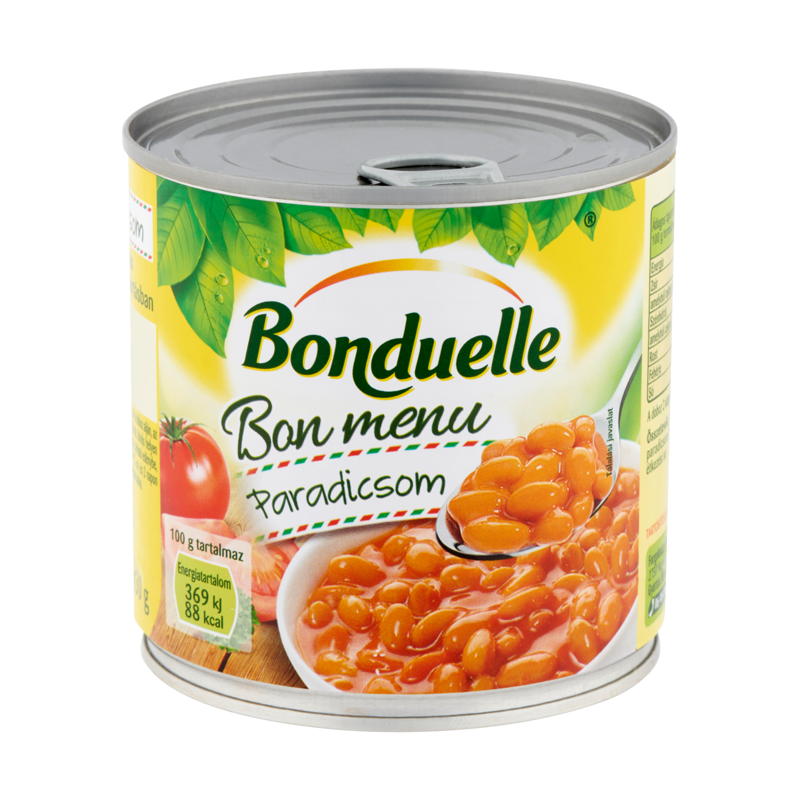 Bonduelle bon menu paradicsom f.bab 430g