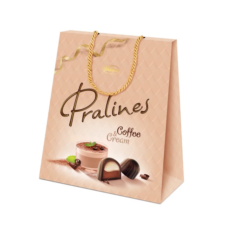Vobro Coffee&Cream töltött étcsokoládé praliné - 197g