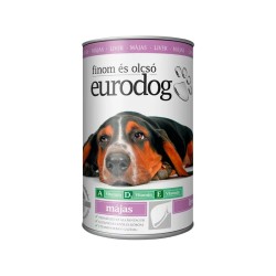 Euro Dog kutyaeledel máj konzerv 415g