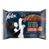 Felix Deliciously Sliced Házias válogatás aszpikban nedves macsakeledel 4x80 g