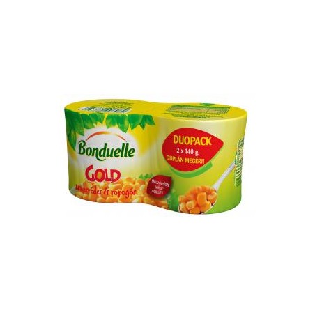 Bonduelle gold csemegekukorica 2x170g/140g