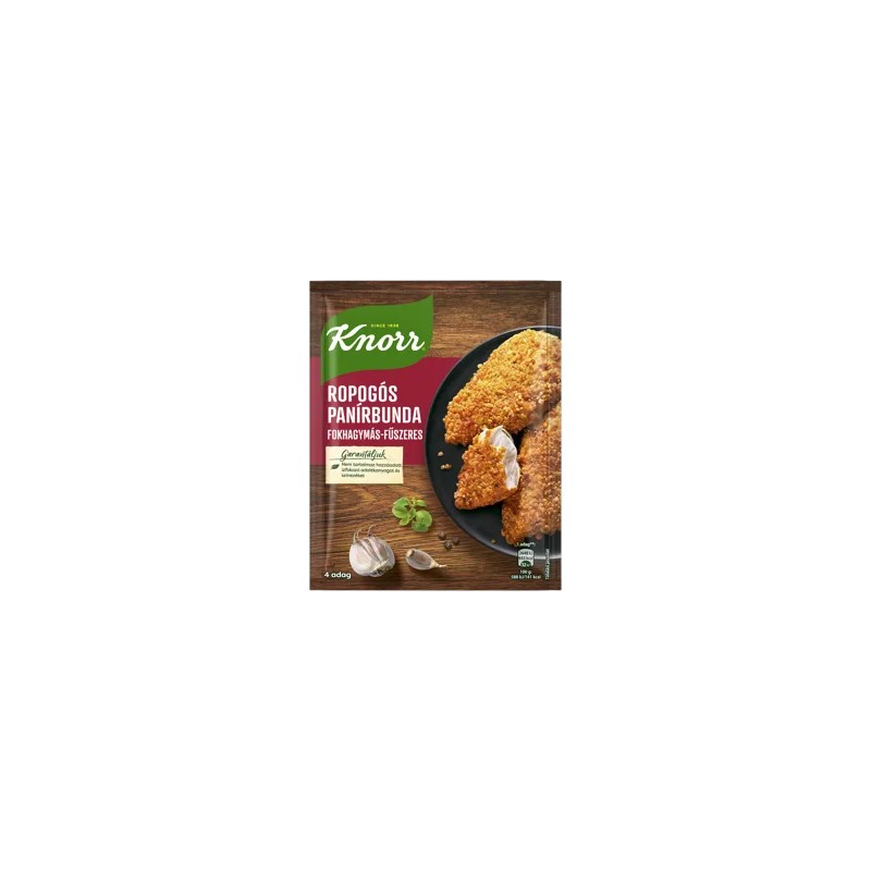 Knorr ropogós fokhagymás-fűszeres panírbunda 70 g