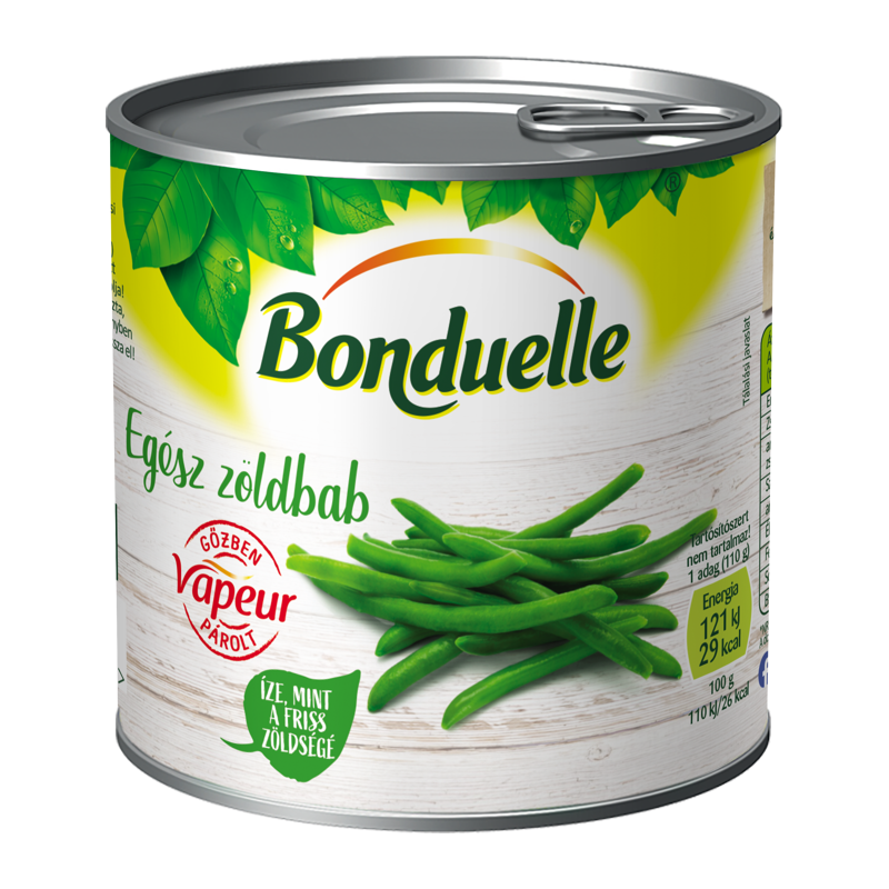 Bonduelle vapeur zöldh.zöldbab 295g/220g