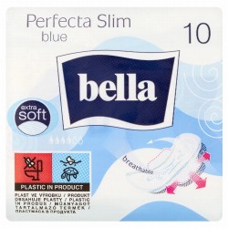 Bella Perfecta Slim Blue ultravékony egészségügyi betét különösen puha fedőréteggel 10 db