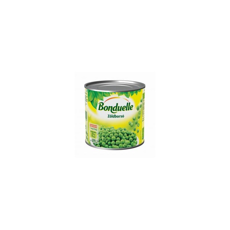 Bonduelle zöldborsó 400g/265g