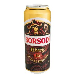 Borsodi 0,5l dobozos sör...