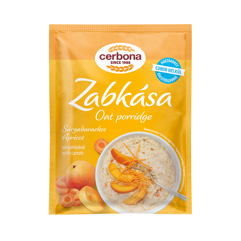 Cerbona zabkása sárgabarackos hcn 50g