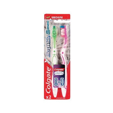 COLGATE FOGK.MAX WHITE KÖZEPES 1+1 TWINPACK