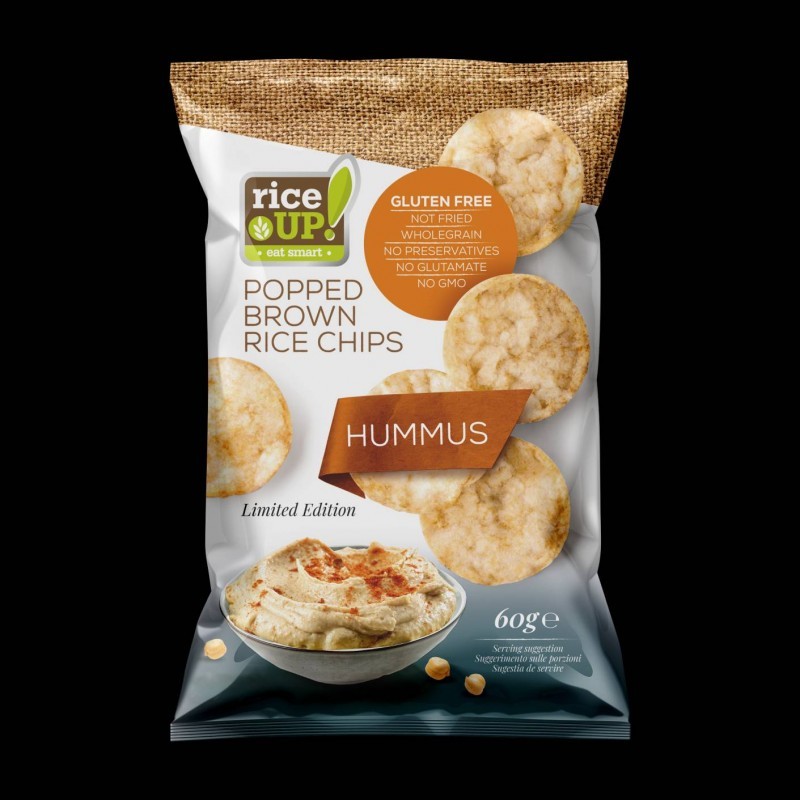 Rice Up chips humusz ízű 60g