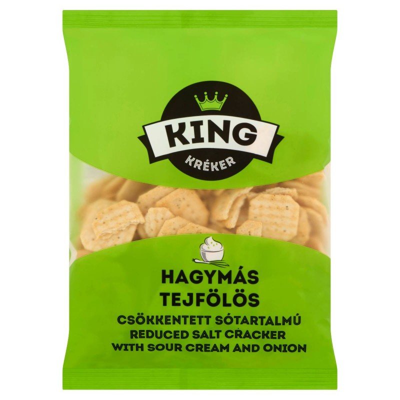 King hagym.tejf. kréker csökk.sótart.100g