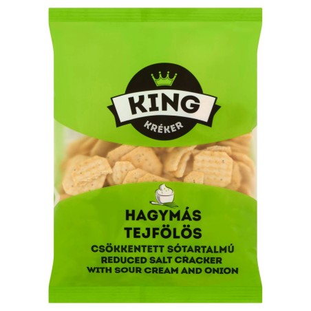 King hagym.tejf. kréker csökk.sótart.100g