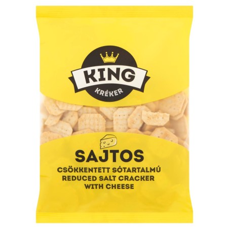 King sajtos kréker csökk.sótart.100g