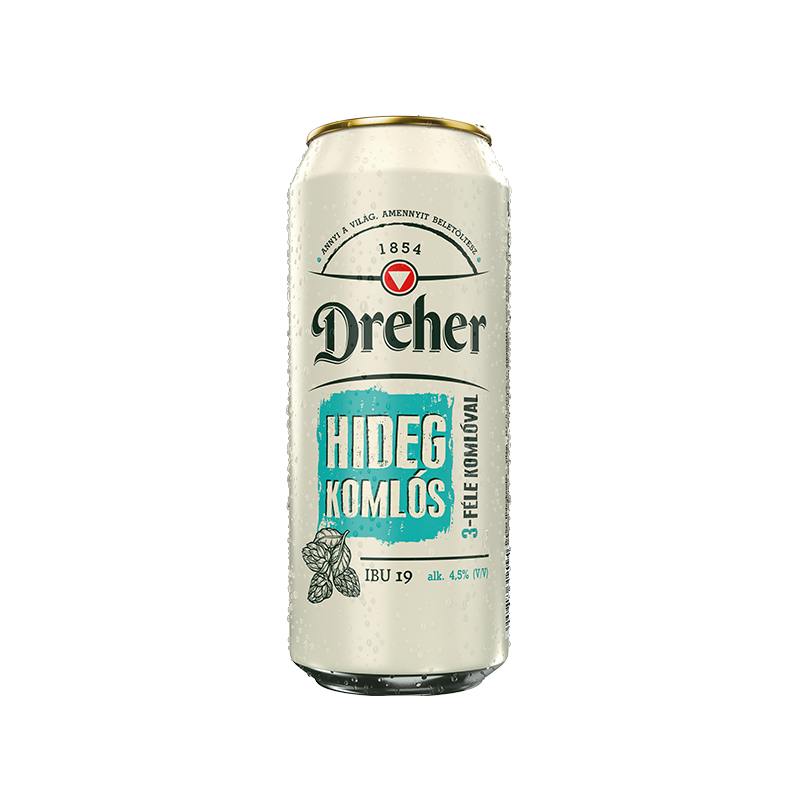 Dreher hidegkomlós II. dobozos sör 0,5l