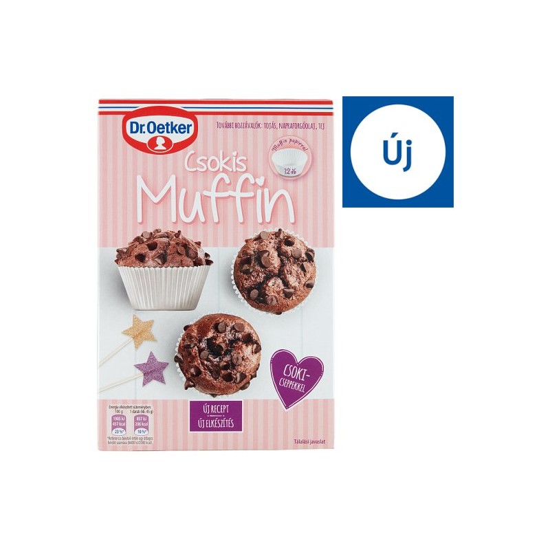 Dr. Oetker csokis muffin süteménypor 345 g