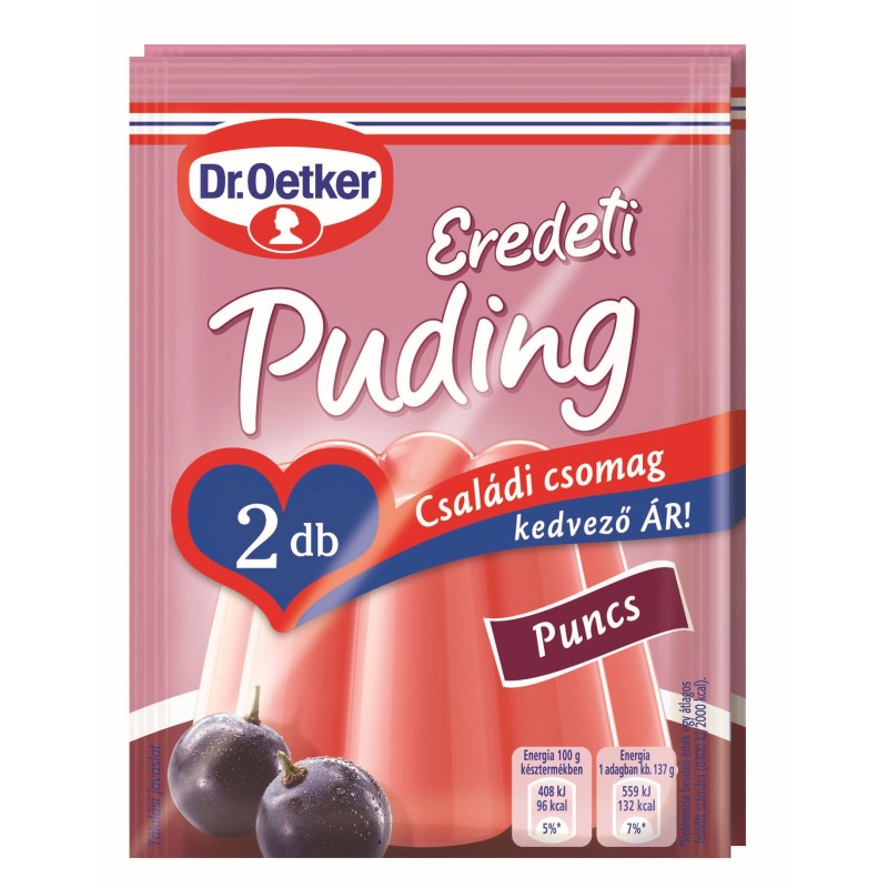 Dr.Oetker ered.puncs puding 2x40g