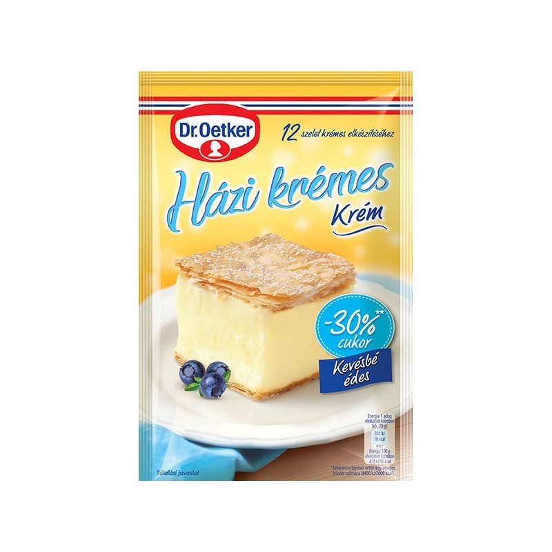 Dr.Oetker házi krémes krém -30% cuk.149g