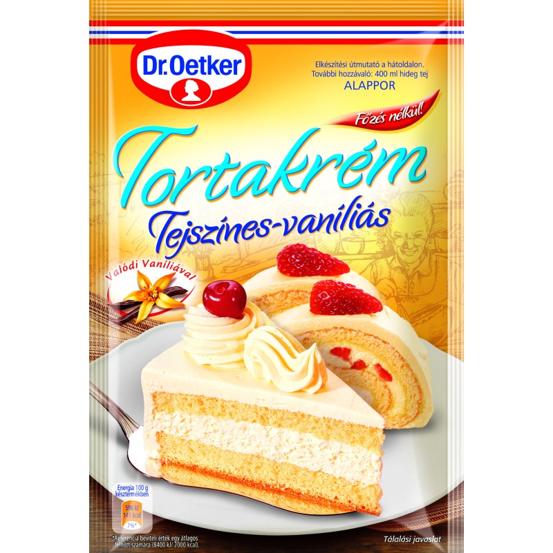 Dr.Oetker tortakrém tejsz.-vaníliás 130g