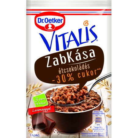 Dr.Oetker vitalis zabkása étcs.-30%cuk.54g