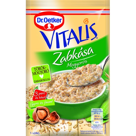 Dr.Oetker vitalis zabkása mogyorós 58g