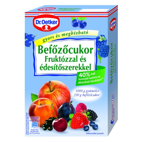 Dr.Oetker befőzőcukor fruktózzal 350g